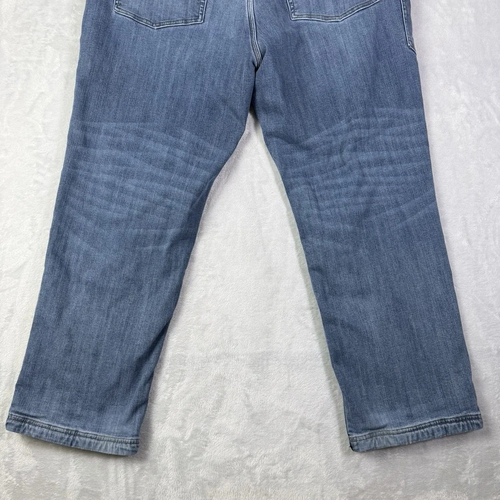 Duluth Trading Co Flannel Lined Jeans Men's‎ 40x30 Ballroom Double Flex Outdoor